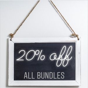 20% OFF BUNDLES**